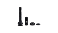 BBB Tubeless Ventil CoreCap schwarz 40mm Schrader +300% Airflow, removable 2 Stk.