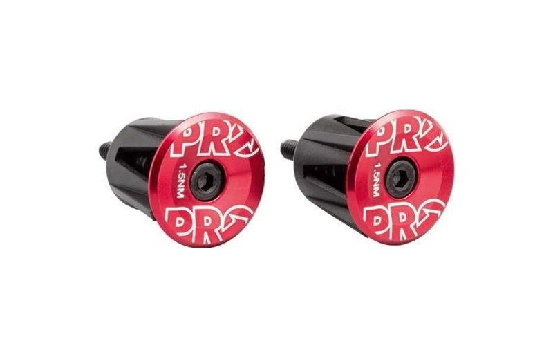 Pro Lenkerendzapfen Alu ab 17.5 mm rot eloxiert Paar
