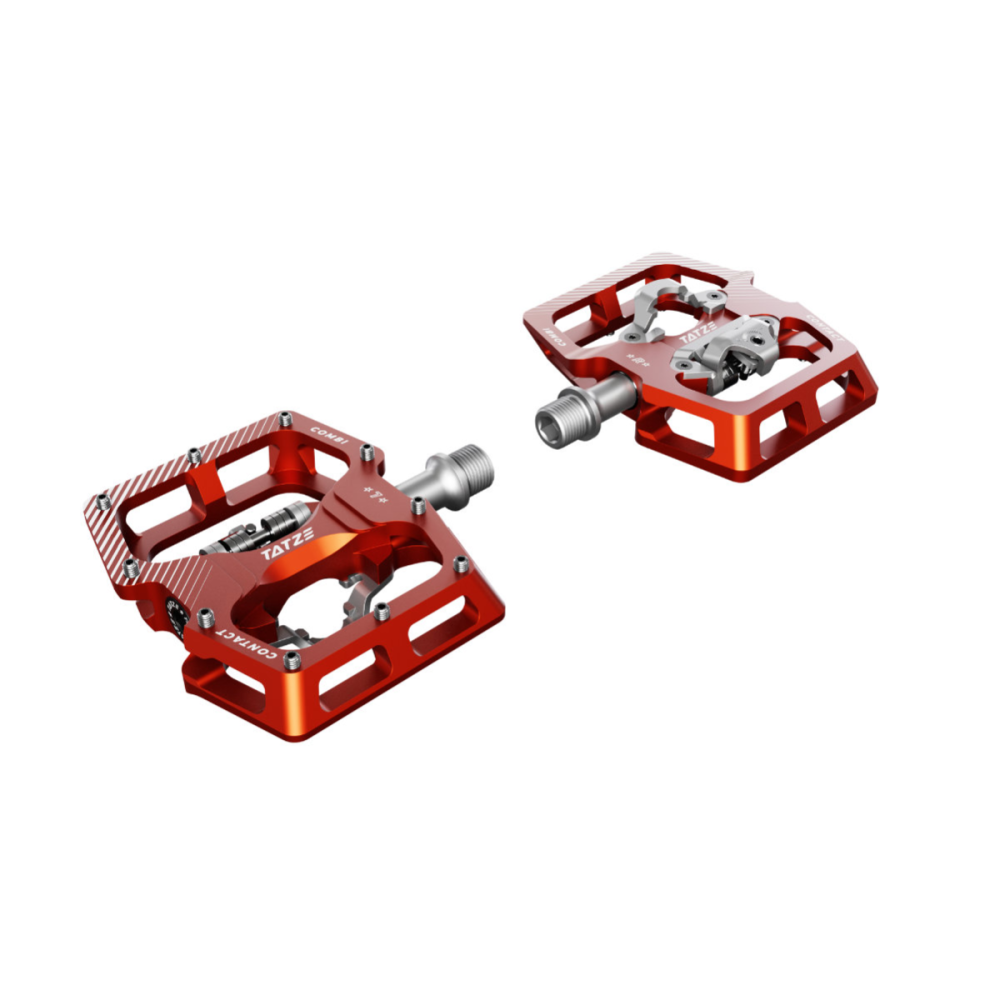 TATZE CONTACT COMBI Pedal, rot