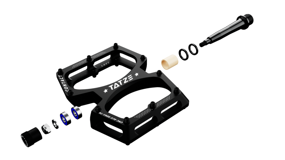 TATZE CONTACT Junior Pedal, rot