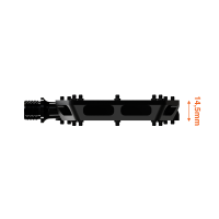 TATZE CONTACT Junior Pedal, schwarz