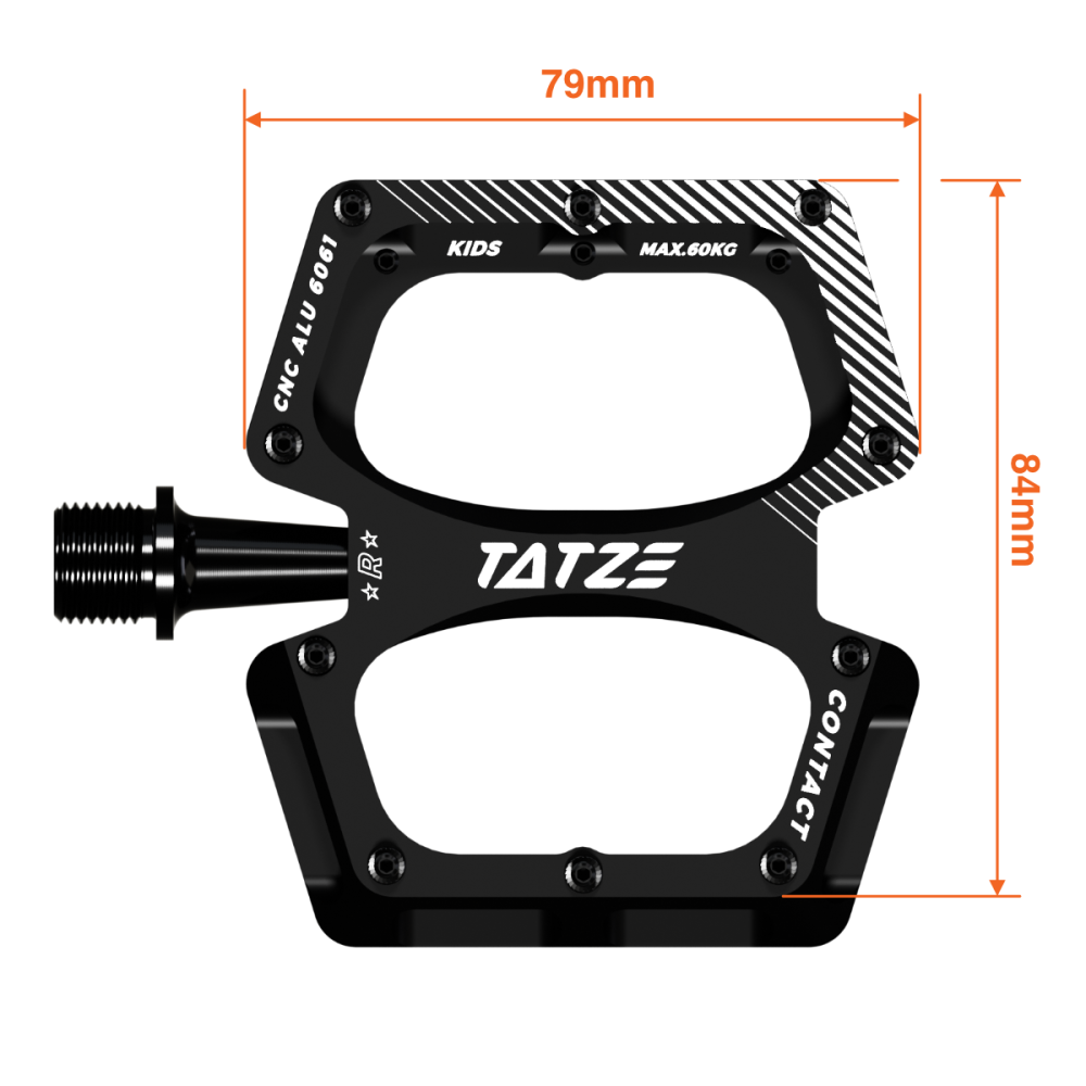 TATZE CONTACT Kids Pedal, blau
