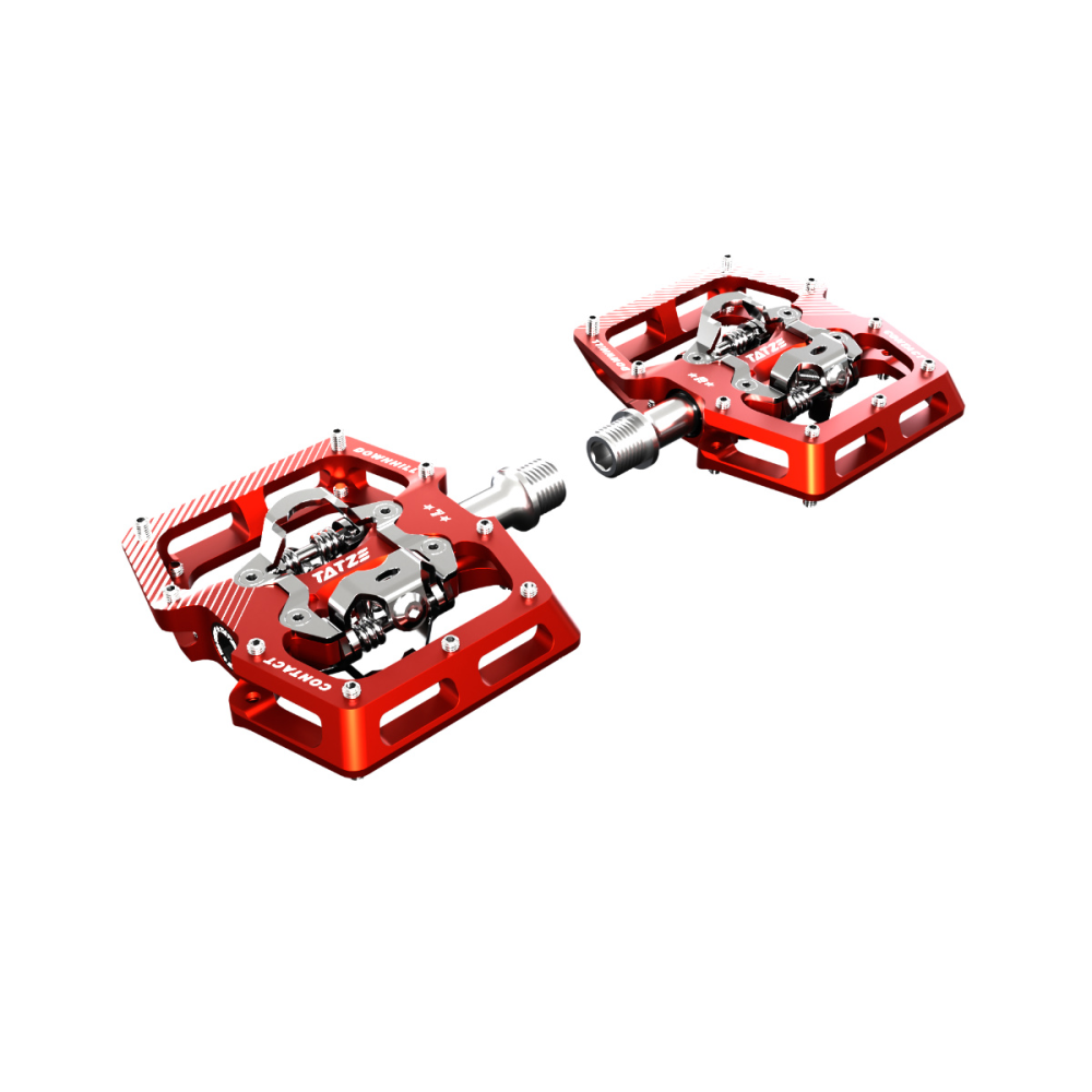 TATZE DOWNHILL Pedal, rot