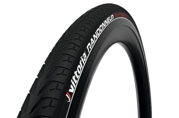 Vittoria Pneu Randonneur 700x40c starr mit Reflexstreifen schwarz 42-622