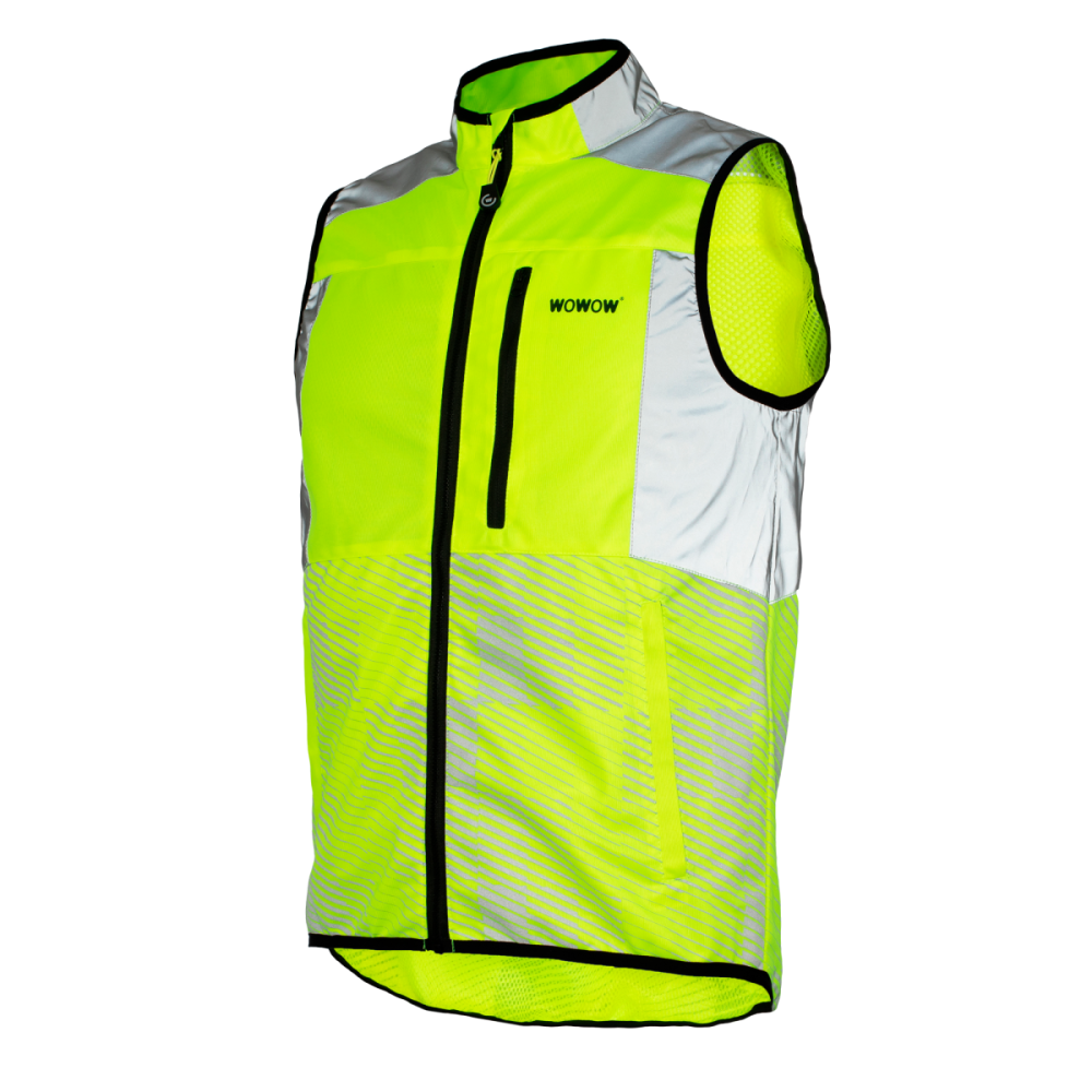 Leuchtweste, TRACKER Jacket, gelb, GELB, M