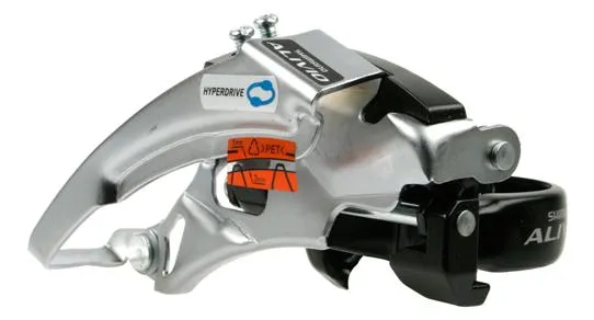 Shimano Alivio FD-M412 front derailleur 3-speed Top Swing Dual Pull 34,9-28,6  63-66grad