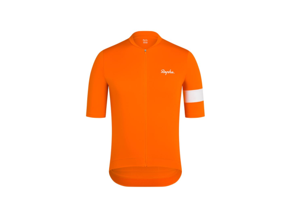 RAPHA Trikot 25 Core S Bright Orange/White