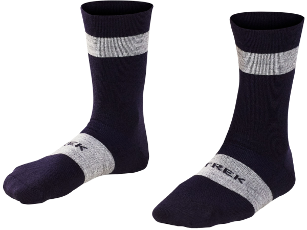 Trek Socke Race Crew Merinowolle XL (45-47+) Deep Dark Blue