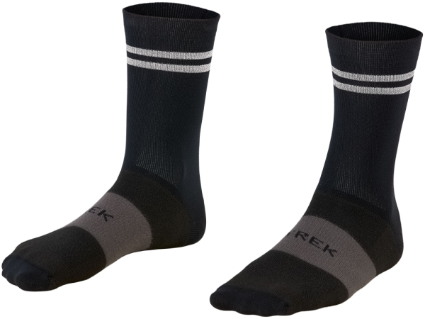 Trek Socke Race Reflective Crew M (39-41) Black