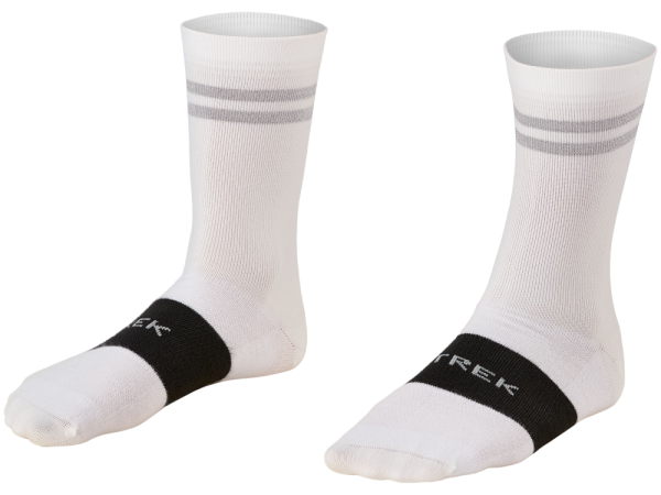 Trek Socke Race Reflective Crew S (35-38) White