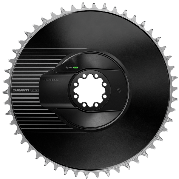 Quarq my24 power meter spider red axs 1x aero, black/silver