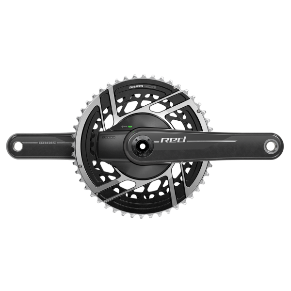 SRAM Quarq my24 power meter crankset red axs 2x dub, natural carbon, 160mm