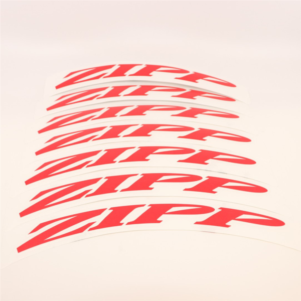 Zipp Wheel Decal Kit 202 DiscBrake SingleRim red, red