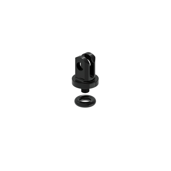 Lezyne AL Go-Pro LED Adapter, black