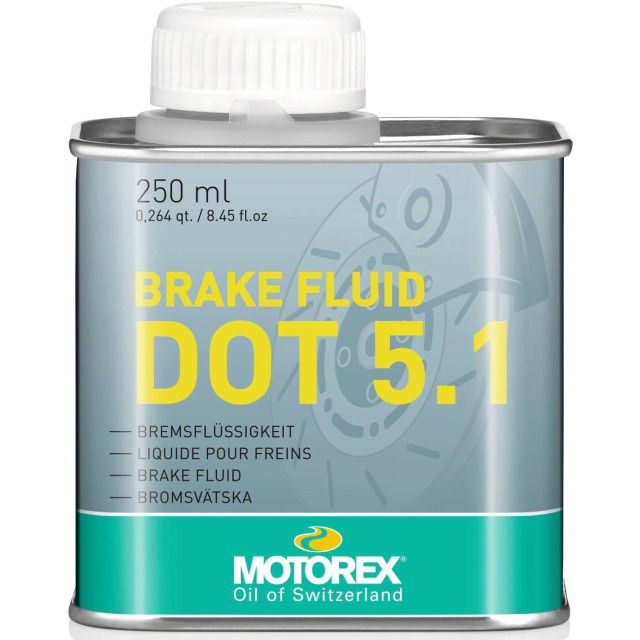 MOTOREX Brake Fluid DOT 5.1 Bremsflüssigkeit, 250ml Flasche