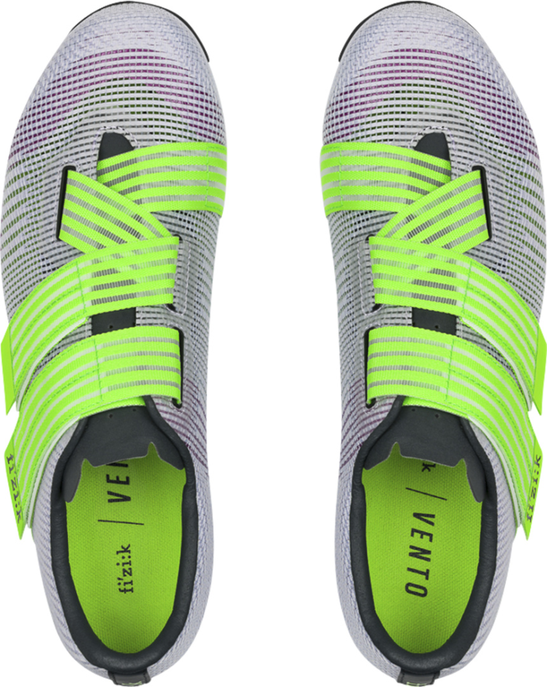 Fizik Powerstrap Aeroweave Shoes violett/neongrün 41