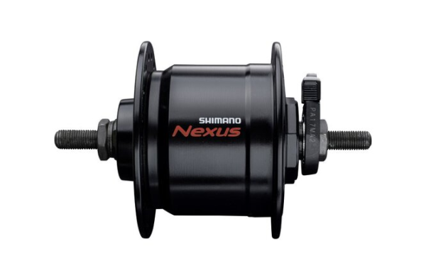 Shimano Nabendynamo DH-C3000 100 mm V-Brake 36-Loch 6V/3.0W Mutterverschluss schwarz
