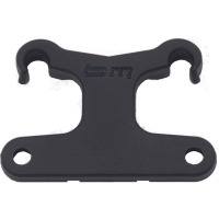 BUSCH & MÜLLER Light Part Busch & Muller 427SH Saddle Rail Mount 50mm Black