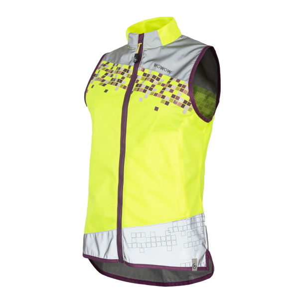 Leuchtweste, AMY Jacket, gelb, GELB, M