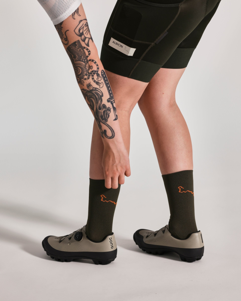 Albion Cycling all road socks (rosin)
