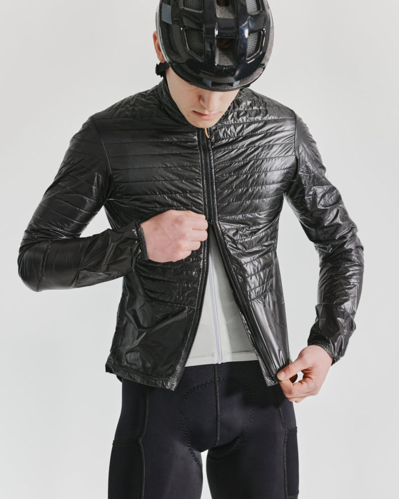 Albion Cycling unisex ultralight insulated jacket (graphite)