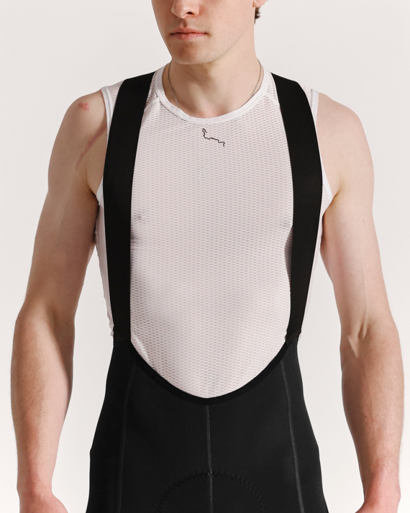 Albion Cycling Men's All Road Sleeveless Mesh Base Layer (White)