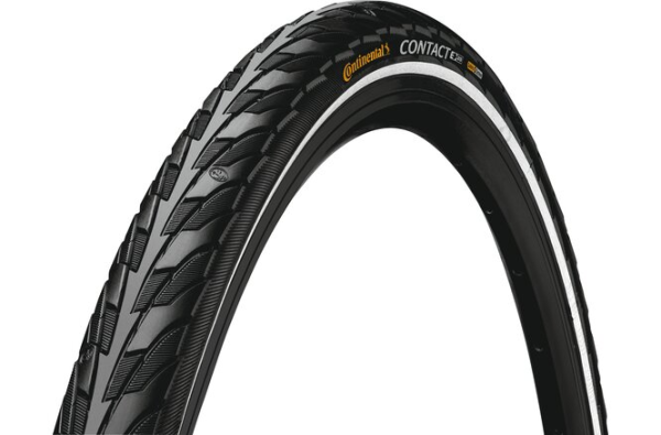 Continental Pneu Contact II 26x1.75 Starr mit Reflexstreifen black
