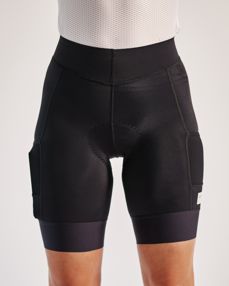 Albion Cycling women's abr1 pocket shorts (black)