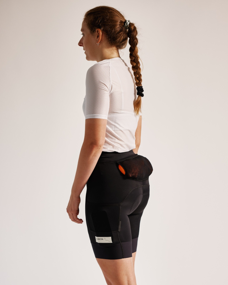 Albion Cycling women's abr1 pocket shorts (black)