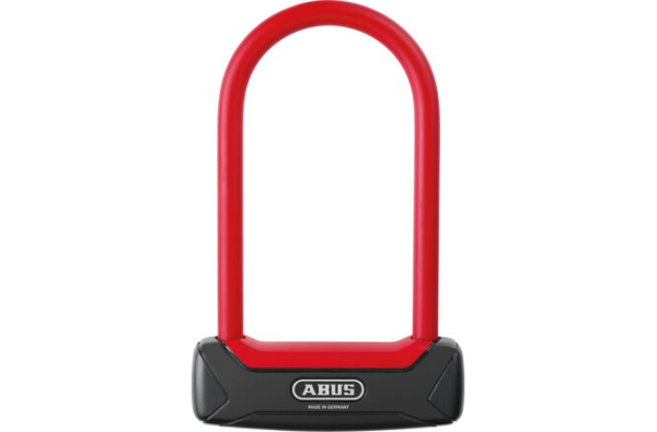 ABUS Bügelschloss Granit Plus 640 135x150 ohne Halter rot