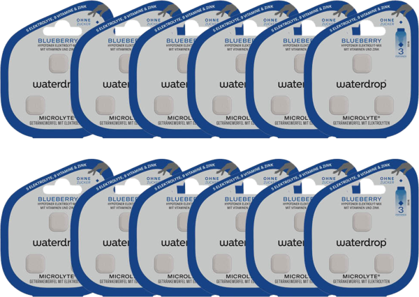 waterdrop Microlyte Blueberry (12x3 Pack)