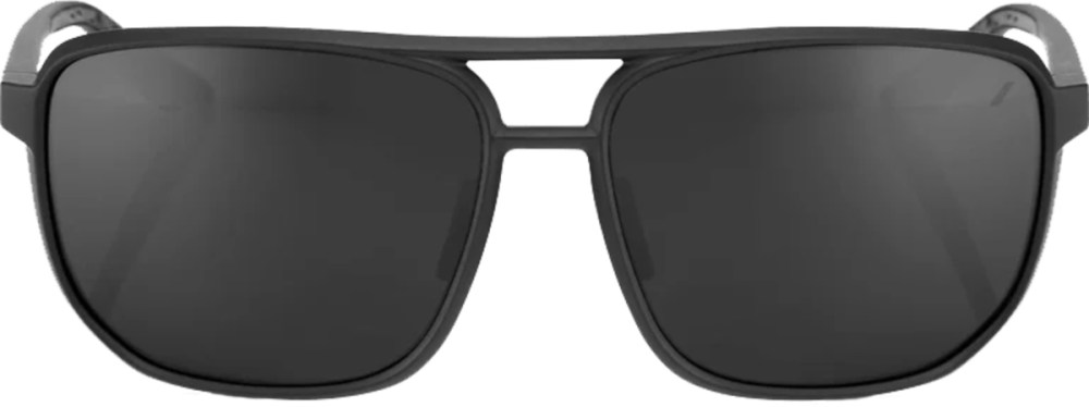 100percent Konnor Brille Matte Black - Black Mirror Lens