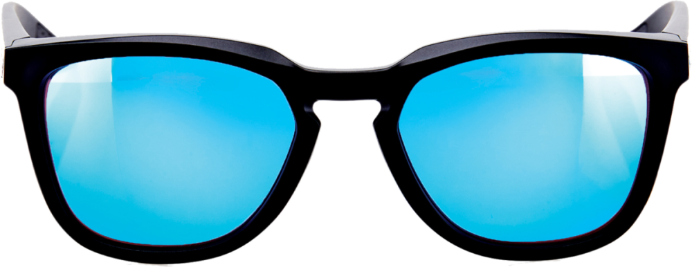 100percent Brille Hudson Matte Black-HiPER Blue ML