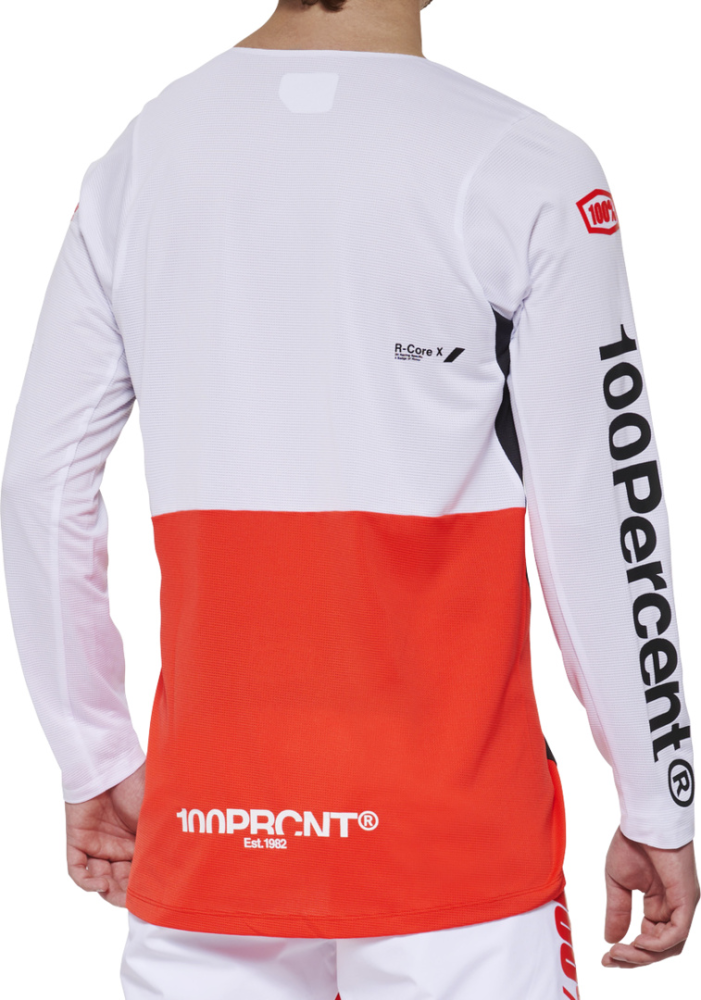 100percent R-CORE-X Long Sleeve Jersey black/peach XL