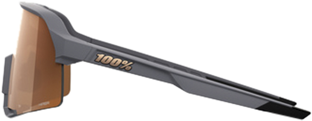 100percent S3 - Soft Tact Grey - HiPER Copper Mirror