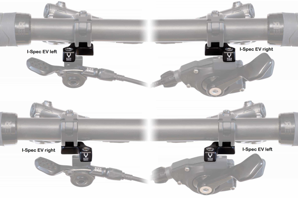 BikeYoke Adapter für Shimano I-Spec EV Bremse, rechts.