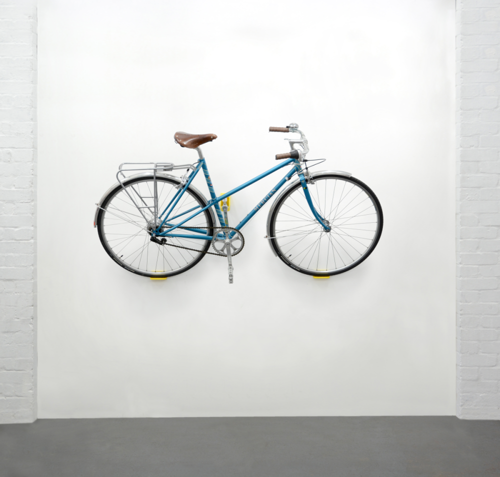 Cycloc Hero, Velo-Wandhalterung. Rot-Orange.