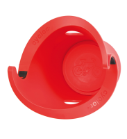 Cycloc Solo, Velo-Wandhalterung. Rot-Orange.