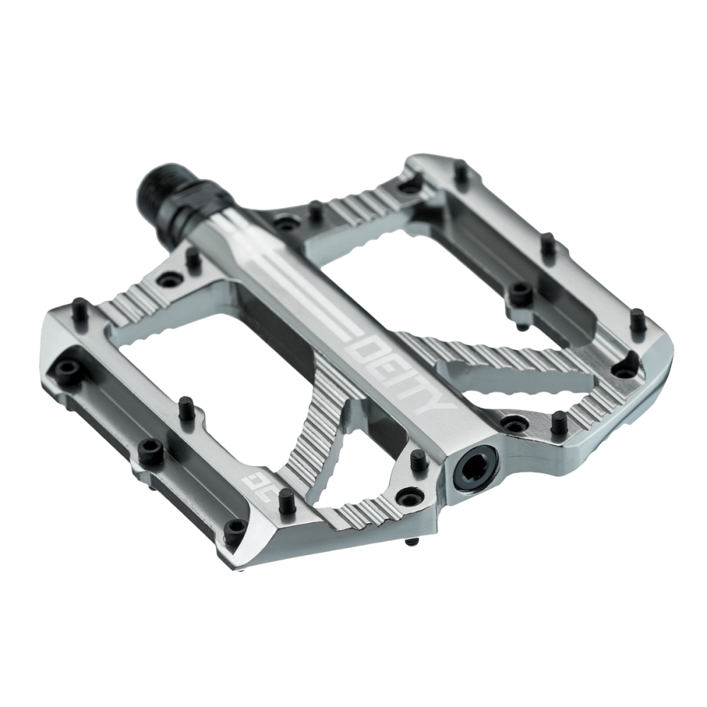 Deity Bladerunner Pedal. Platinum.