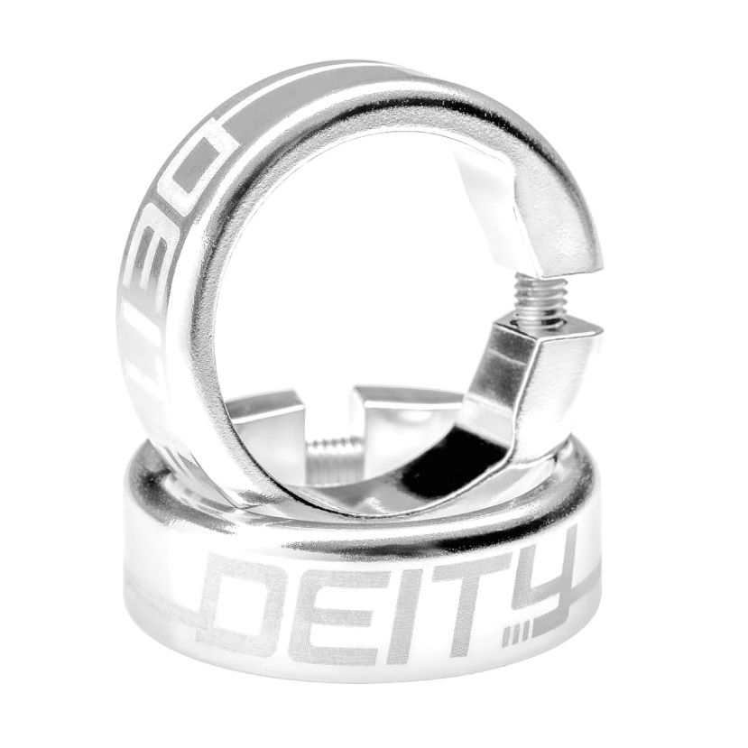 Deity Grip Clamp für Lock-On Griffe. Silver. 17.00