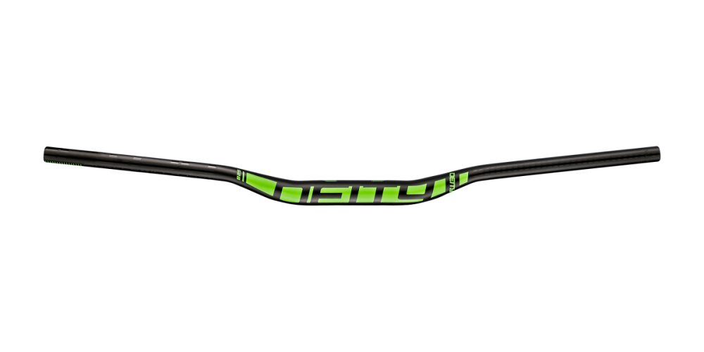 Deity Holeshot 35 Lenker, 825 mm Breite, 25 mm Rise, 35.0 mm Lenkerklemmung. Black/Green.