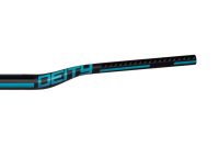 Deity Racepoint Lenker, 810 mm, 25 mm Rise, 35 mm Lenkerklemmung. Black / Turquoise.