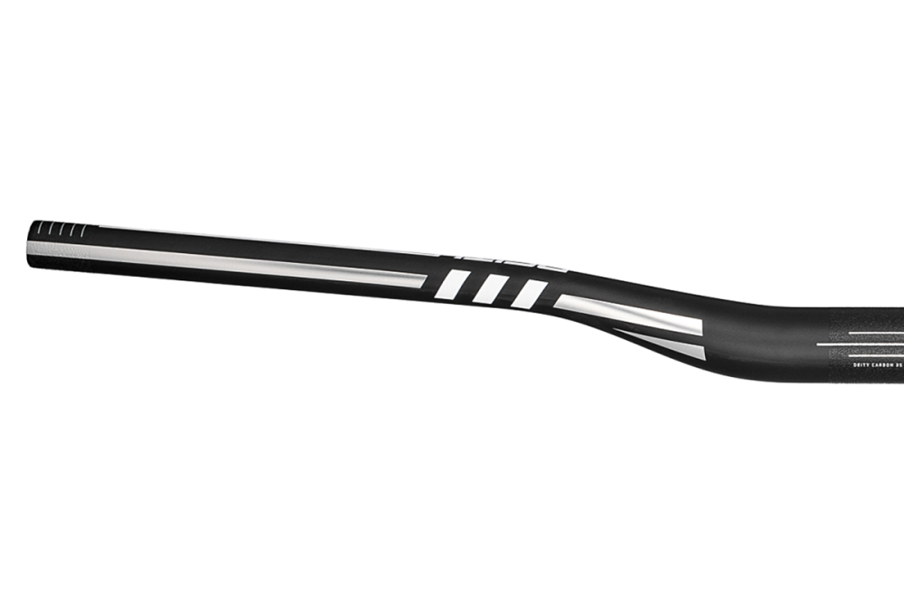 Deity Skywire Carbonlenker, 800 mm, 25 mm Rise, 35 mm Lenkerklemmung. Carbon / Chrome.