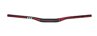 Deity Skywire Carbonlenker, 800 mm, 25 mm Rise, 35 mm Lenkerklemmung. Carbon / Red.