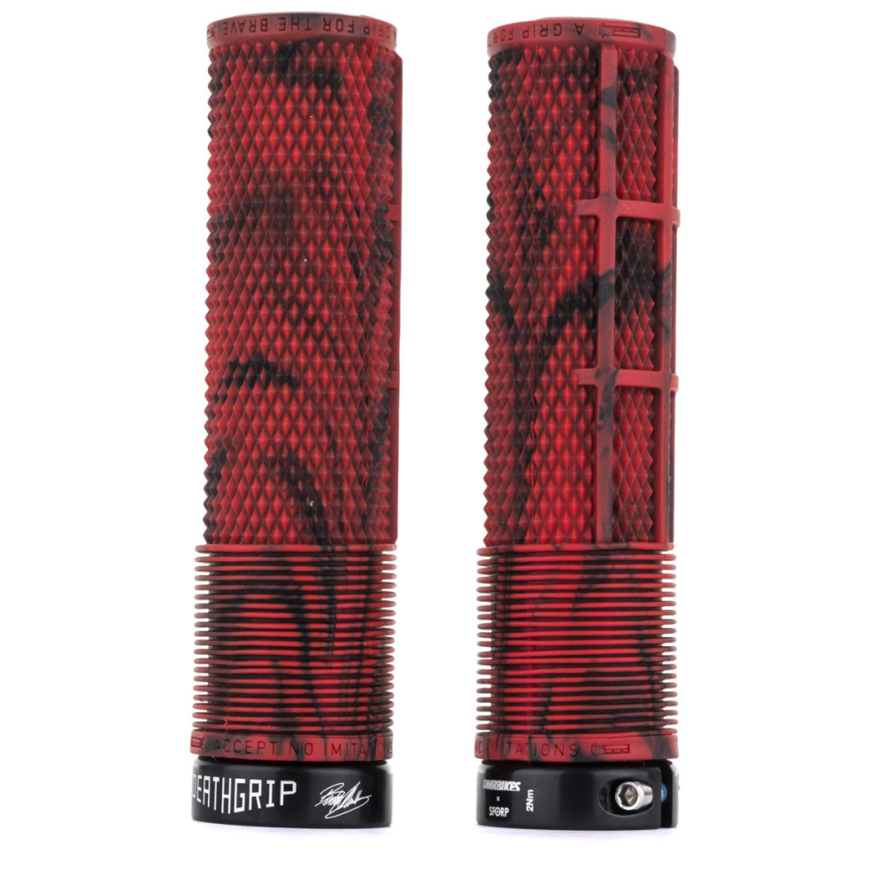 DMR Brendog DeathGrip CLASSIC, dicke Version (31.3 mm). Marble Red.