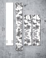 DyedBro Frame Protection Camo. Gloss Black.