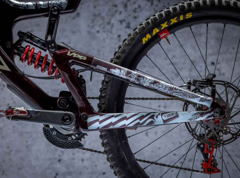 DyedBro Frame Protection Stormstatic Bikes Camera Action. White.