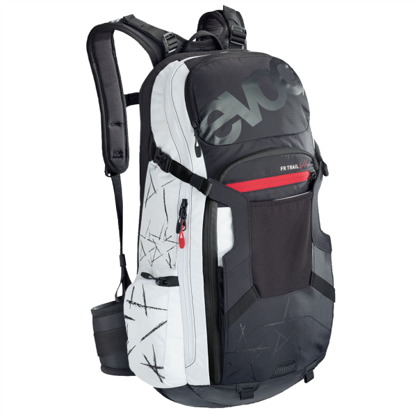 Evoc fr trail unlimited 20l backpack, black/white
