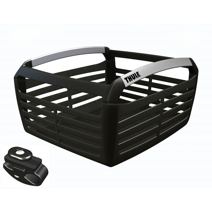 Thule Korb UNIVERSAL PnP sz/si Alu/Kunsstoff schwarz/silber- UNIVERSAL Korb - passt auf jeden Gepäckträger