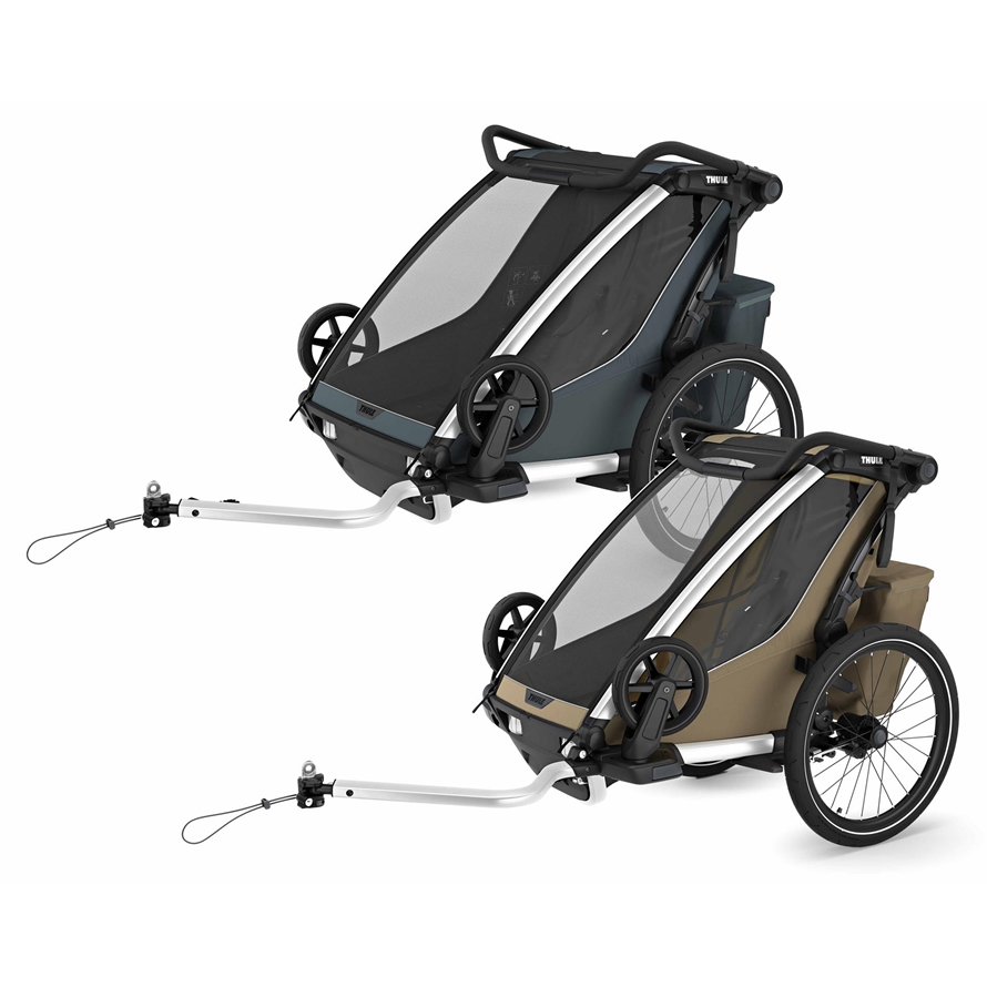 Thule Anhänger CHA CROSS 2 G2 Khaki Double (2er) Alu/Faded Khaki